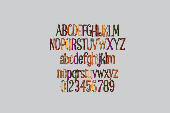 September Smash Font PNG with transparent background - Preview 2
