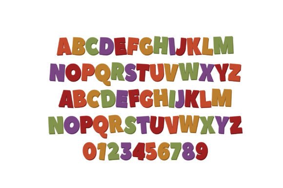 September Story Font PNG with transparent background - Preview 1