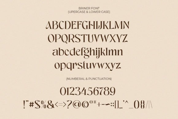 Sinera Font PNG with transparent background - Preview 5