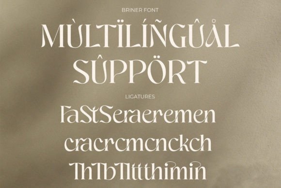 Sinera Font PNG with transparent background - Preview 6