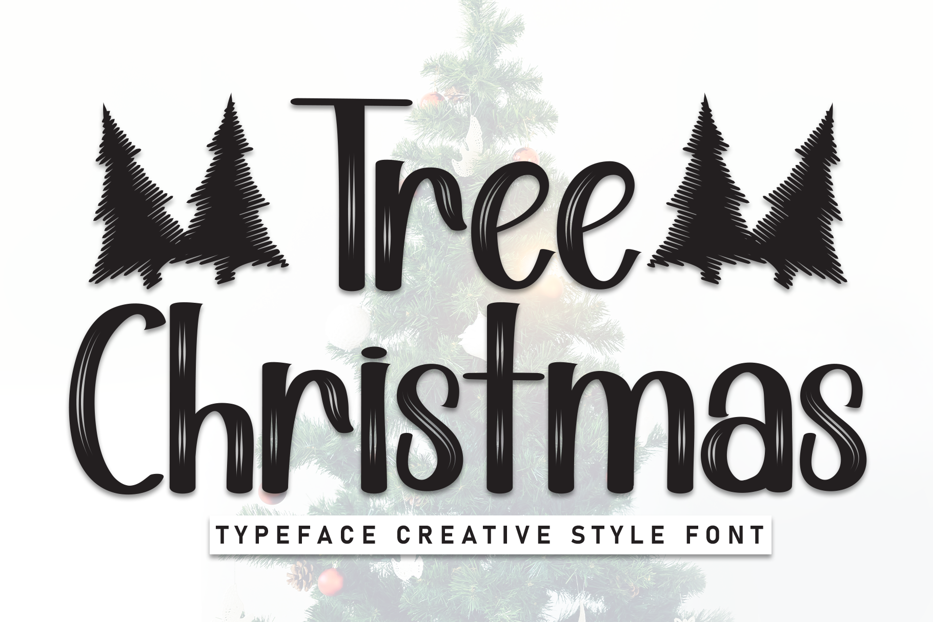 Tree Christmas Font - photo 1