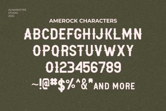 Amerock Font - Preview 1