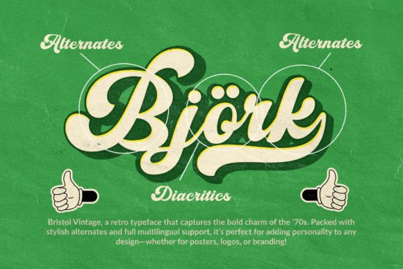 Bristol Vintage Font - Preview 2