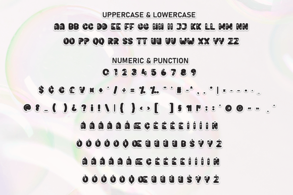 Bubble Font - Preview 6