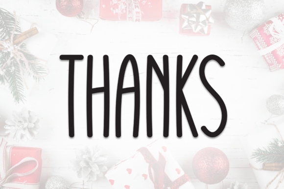 Charming Christmas Font PNG with transparent background - Preview 6