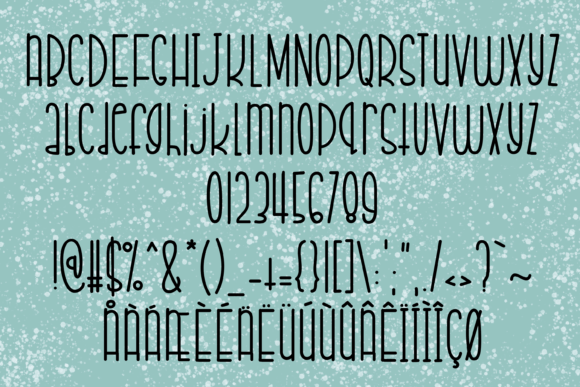 Chilly Eggnog Font - Preview 1