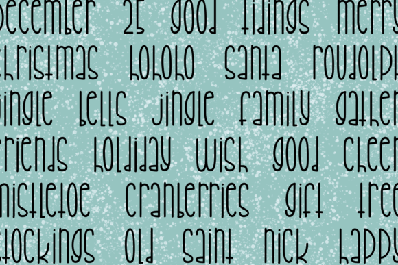 Chilly Eggnog Font - Preview 2