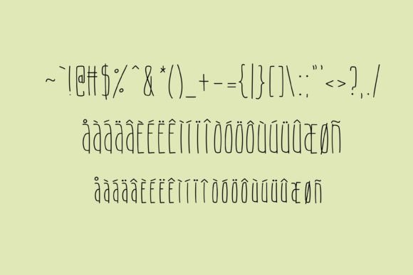Chirping Birds Font PNG with transparent background - Preview 2