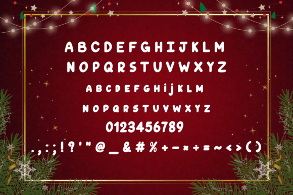 Christmas Eve Font - Preview 1