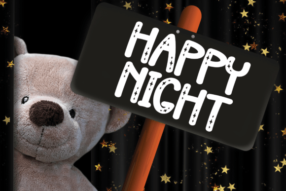 Christmas Starlight Font PNG with transparent background - Preview 3