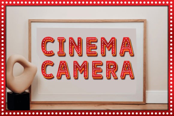 Cinema Camera Font - Preview 1