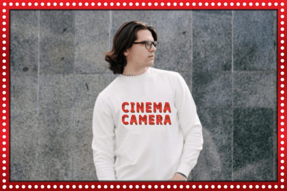 Cinema Camera Font - Preview 3