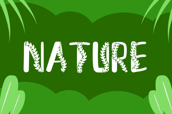 Climb Leaf Font - Preview 1