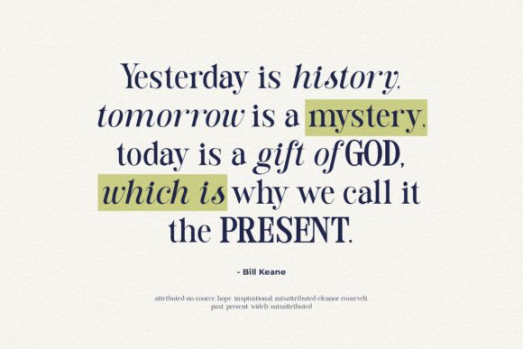 Evenings Font - Preview 1