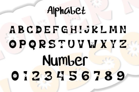 Flower Rb Blossom Font - Preview 2
