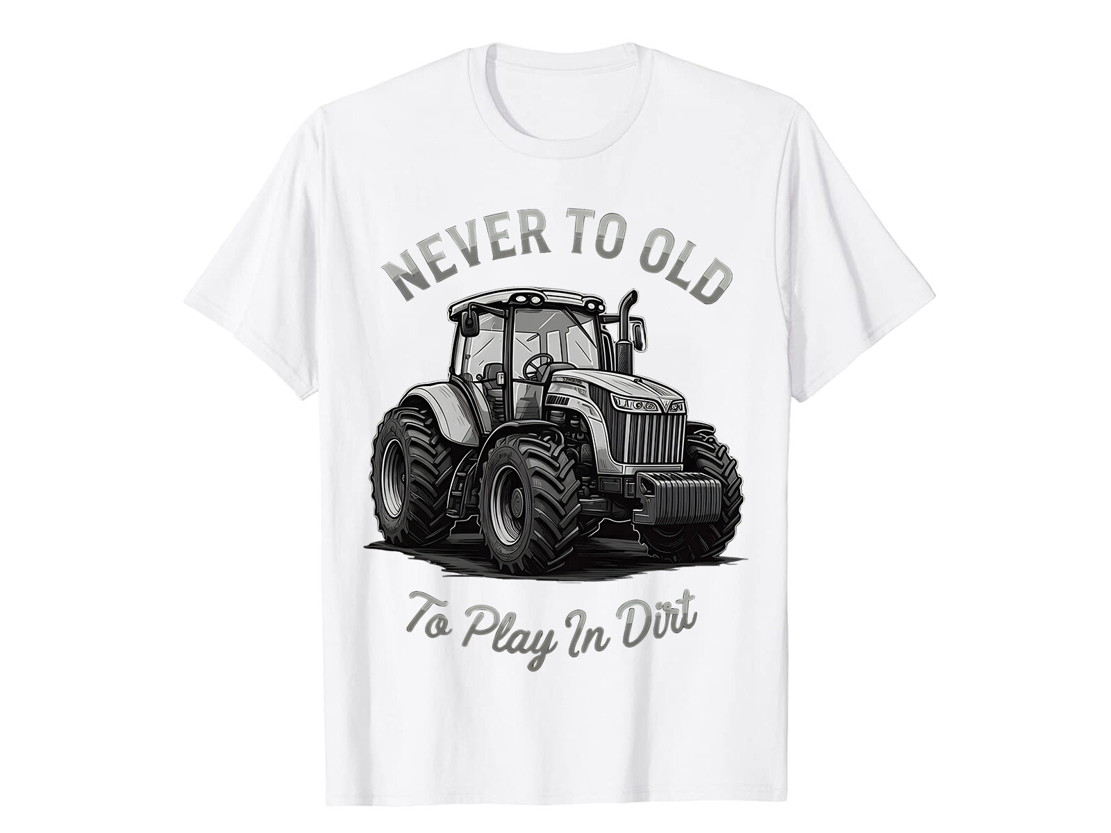 Funny Tractor T-Shirt Design Graphic by N Creation · Creative Fabrica