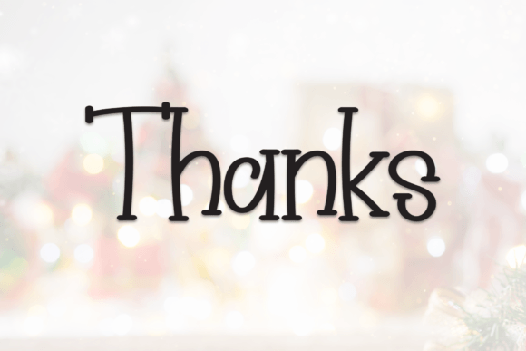 Glorious Christmas Font - Preview 6