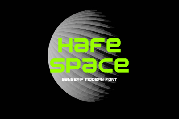 Hafespace Font PNG with transparent background - Preview 3