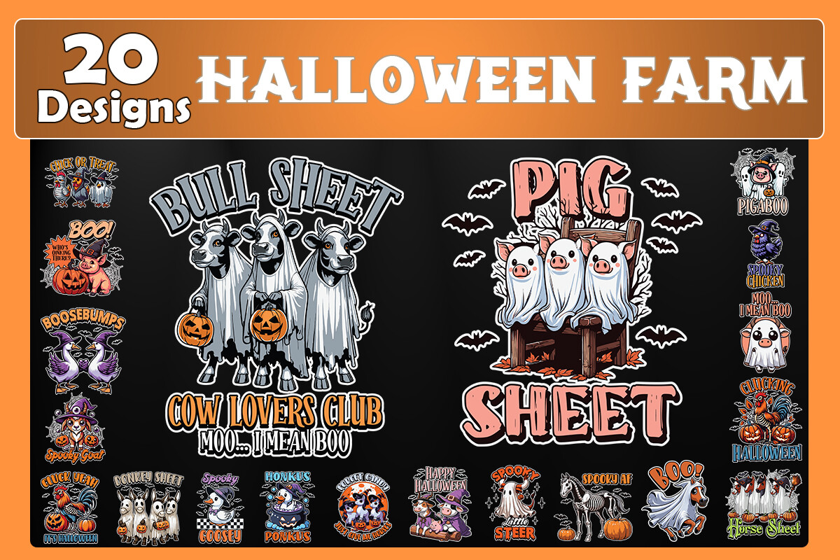 Halloween Farm SVG Bundle Graphic by Bowcys · Creative Fabrica