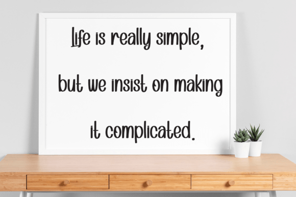Happy Wednesday Font - Preview 2