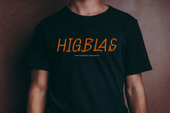 Higblas Font - Preview 2