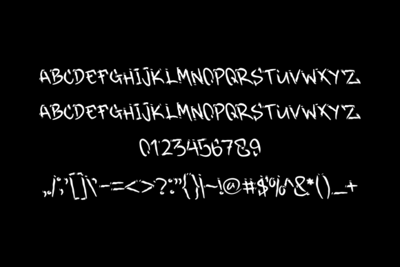 Jhunbrush Font PNG with transparent background - Preview 3