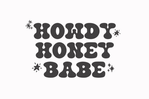 Kinder Howdy Font PNG with transparent background - Preview 1