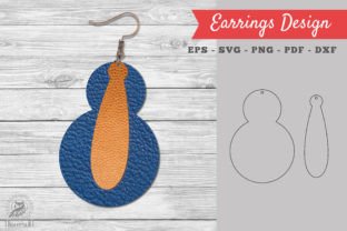 Leather Earring Design 05