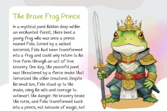 Little Frog Font PNG with transparent background - Preview 5