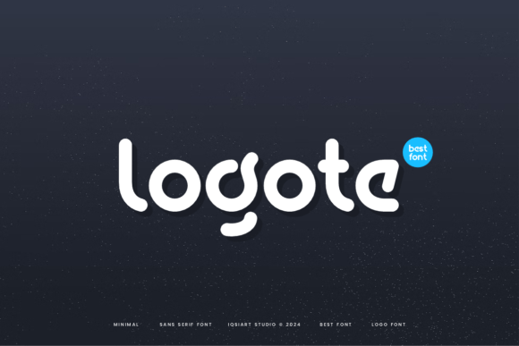 Logote Sans Serif Font By IqsiartStudio