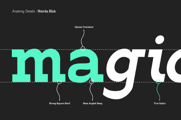 Noirda Font PNG with transparent background - Preview 3