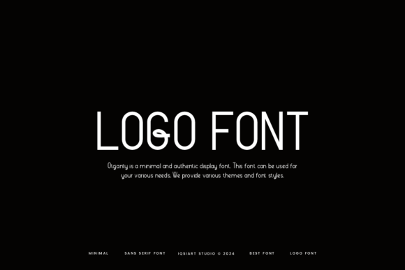Otganty Font PNG with transparent background - Preview 1