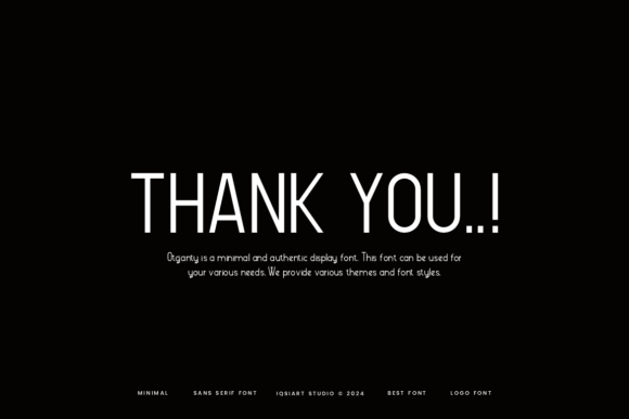 Otganty Font PNG with transparent background - Preview 6