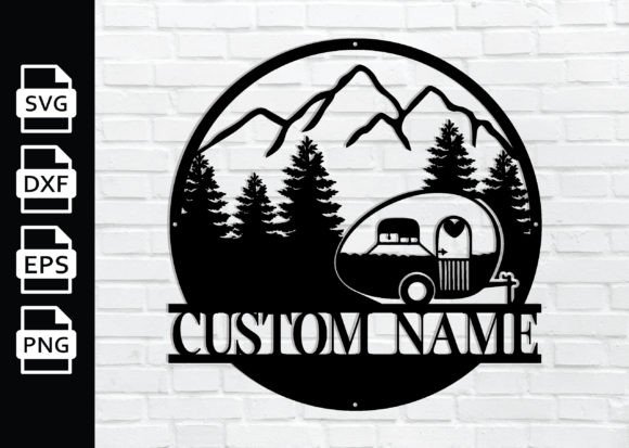Personalized Custom Metal Campfire Sign
