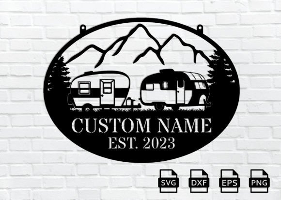 Personalized Custom Metal Campfire Sign