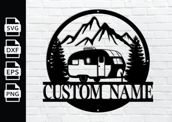 Personalized Custom Metal Campfire Sign