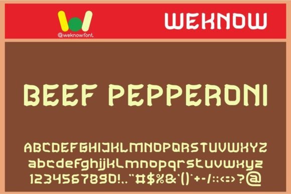 Pizza Delivery Font PNG with transparent background - Preview 3