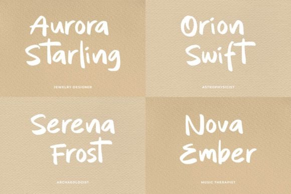 Quintero Font PNG with transparent background - Preview 4