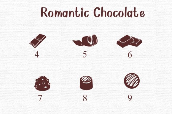 Romantic Chocolate Font PNG with transparent background - Preview 3