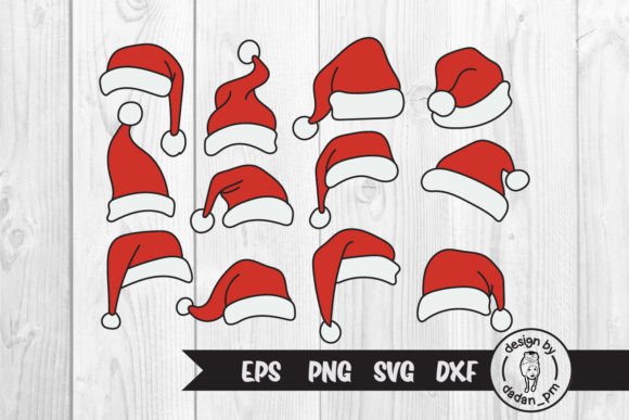 Santa Hat Svg, Christmas Hat Svg, Elf Ha