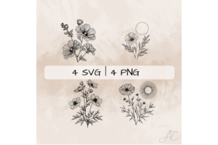 Wildflower SVG Bundle Graphic by ArtistiC ortex · Creative Fabrica