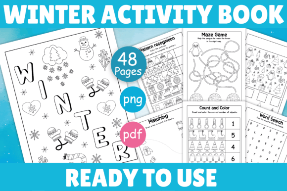 Winter Activity Book for Kids