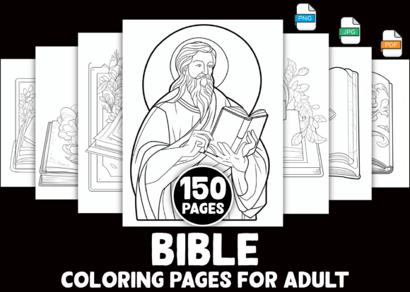 150 Bible Coloring Pages