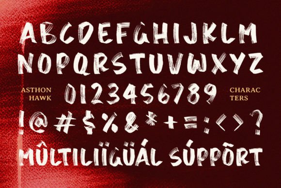 Asthon Hawk Font - Preview 5
