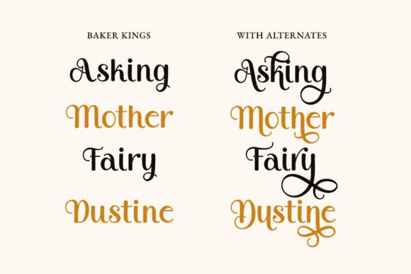 Baker Kings Font - Preview 1
