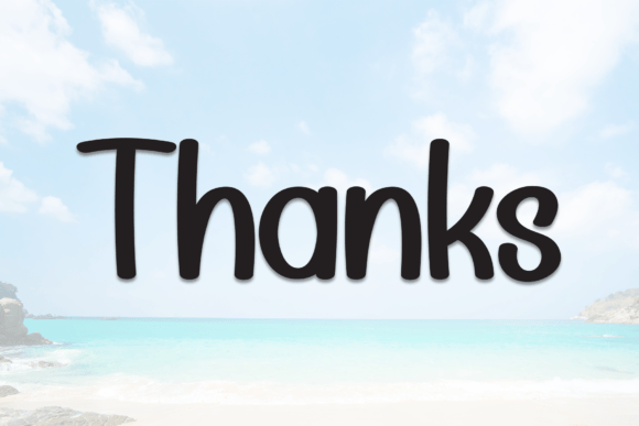 Beach Summer Font - Preview 6