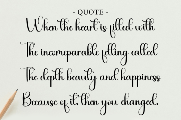 Beautiful Soulmate Font - Preview 5