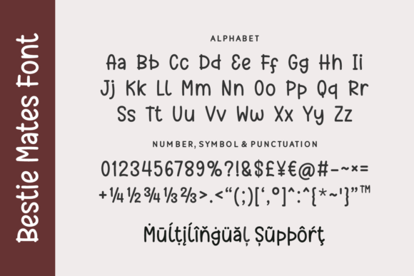 Bestie Mates Font - Preview 3