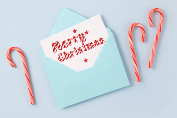 Candy Cane Font - Preview 5
