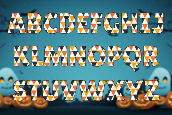 Candy Corn Font - Preview 1